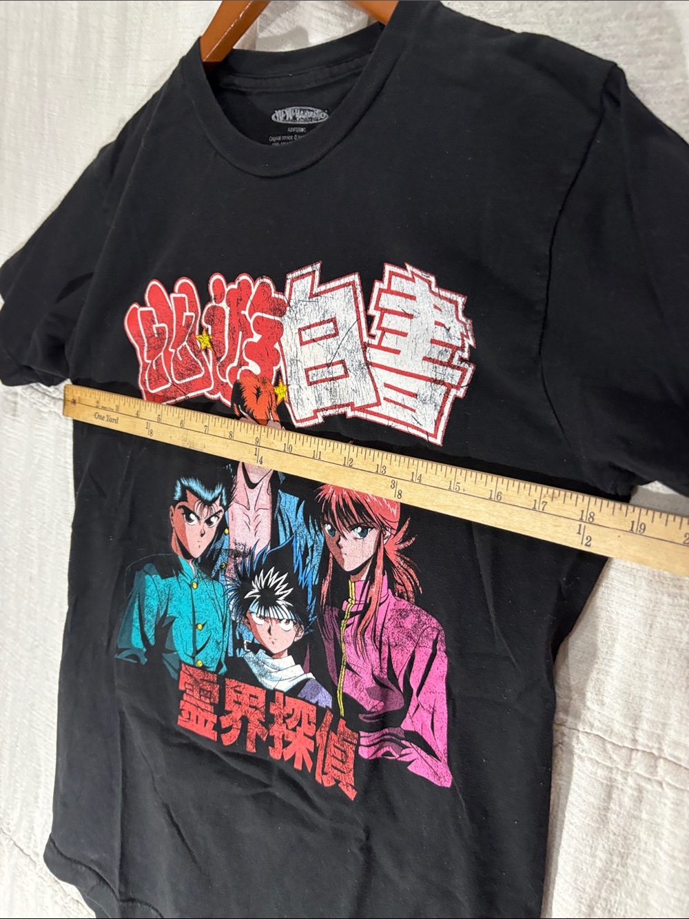 Yu Yu Hakusho Anime Graphic Tee Shirt Black Medium Funimation. - Picture 3 of 6
